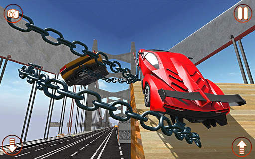 Extreme Chained Car Driving Simulator : 2019 Games screenshot 4
