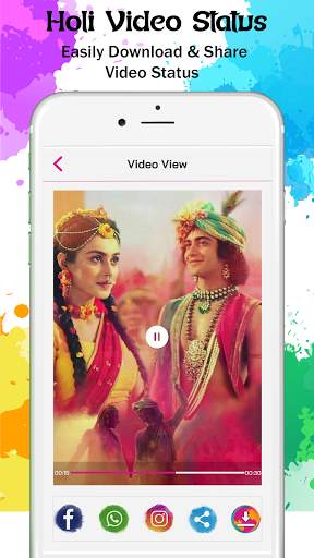 Holi Video Status & Video Maker 2021 screenshot 2