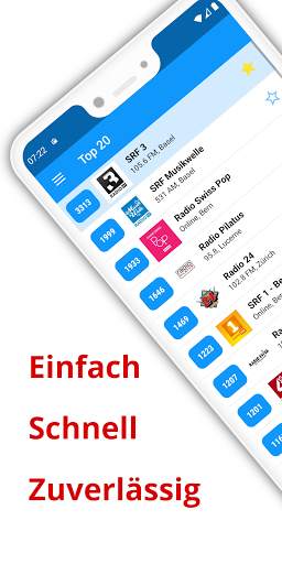 Radio Switzerland - DAB & Internet Radio App screenshot 1