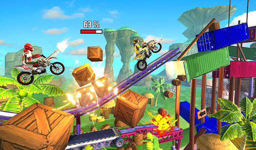 Modern Bike Stunt Racing - Moto Bike Shooting Game screenshot 8