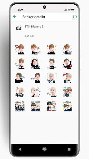 Cute Korean Idol BTS for WhatsApp screenshot 4
