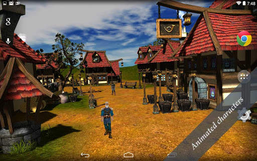 Cartoon Village 3D Live Wallpaper Lite screenshot 5