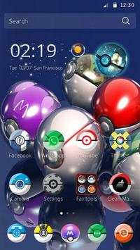 Poké ball موضوع بوكيمون 1 تصوير الشاشة