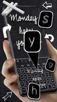 Monday Hates You Too Series Keyboard Theme screenshot 2