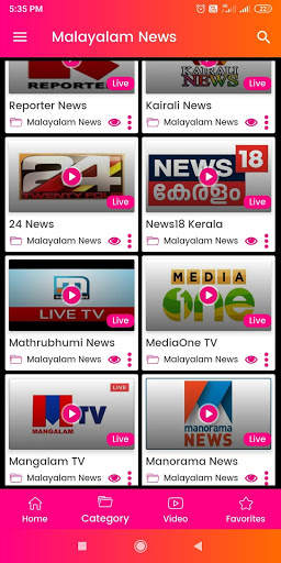 Malayalam Live TV News screenshot 4