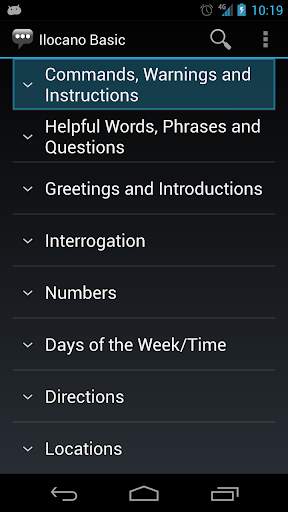 Ilocano Basic Phrases screenshot 1