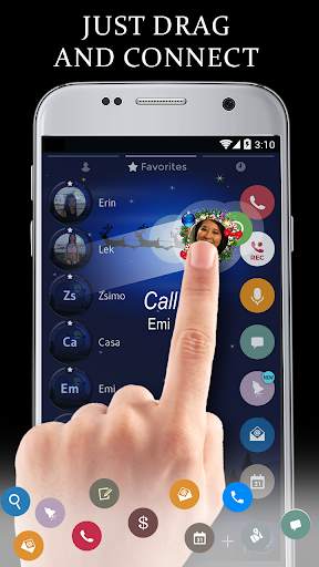 Xmas Night Phone DIaler Theme screenshot 3