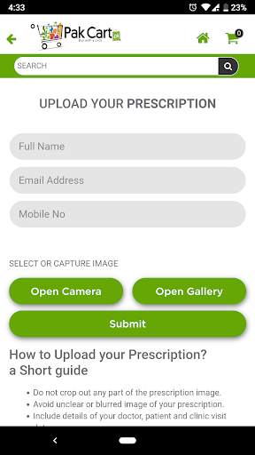 Pakcart screenshot 2