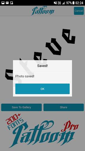 Free Text Tattoo Maker screenshot 7