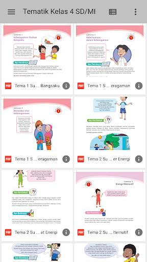 Buku Kelas 4 Tematik 1-9 Lengkap screenshot 2