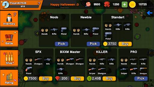 Zombie Battle Royale : 2D Tower Defense Online screenshot 5