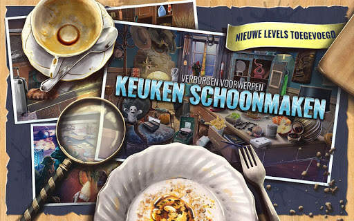 Verborgen voorwerpen – keuken schoonmaken spel screenshot 1