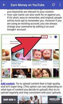 Earn Money on YouTube स्क्रीनशॉट 2