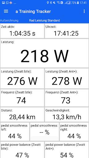 a Training Tracker (ANT  BTLE) screenshot 1