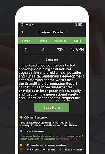 Typing Speed Test screenshot 4