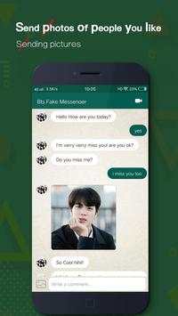 Bts Fake WhatsChat Messenger screenshot 2