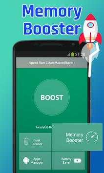 Speed Ram Clean Master(Boost) screenshot 2