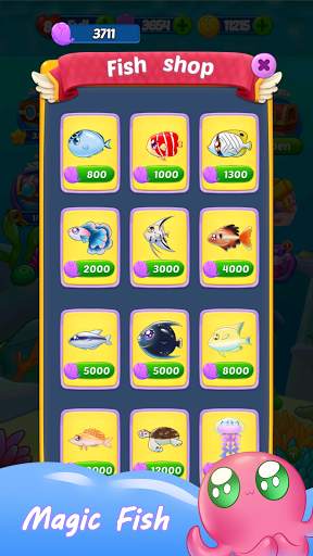 Fish Crush Puzzle Game screenshot 2