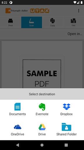 TA/UTAX Mobile Print screenshot 6
