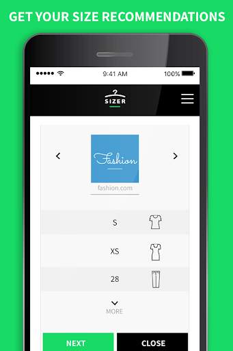 Sizer - Body Size & Clothing Size Recommendations screenshot 2