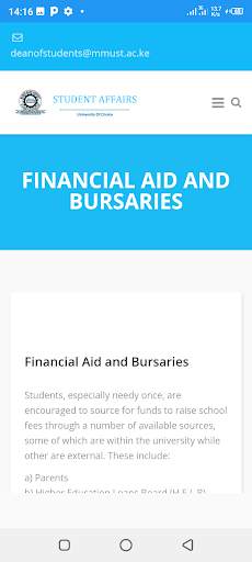 MMUST Student App screenshot 4
