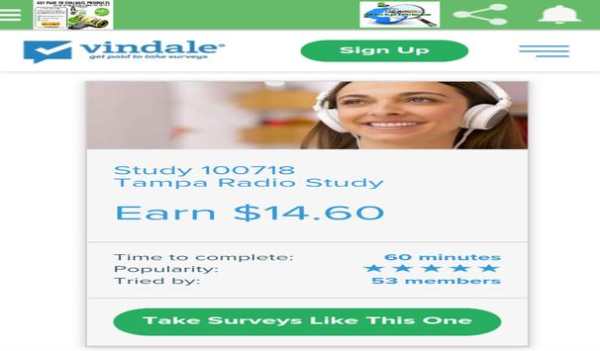 Survey money vindale स्क्रीनशॉट 1