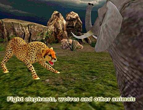 Angry Cheetah Attack Sim 3D screenshot 3