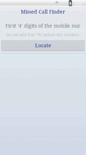 Missed Call Finder-Locator 1 تصوير الشاشة