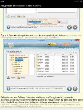 Récupération de données de la carte mémoire Help 14 تصوير الشاشة