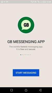 GB MESSENGING APP: new version 2019 screenshot 1