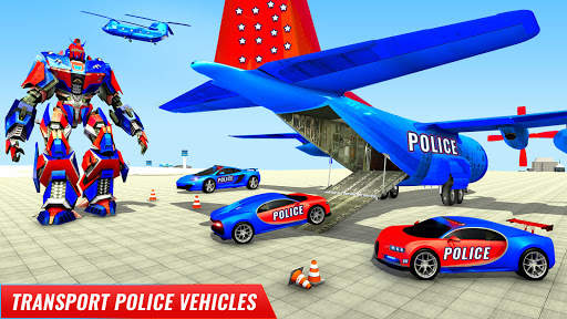 US Police Robot Car Transport screenshot 2