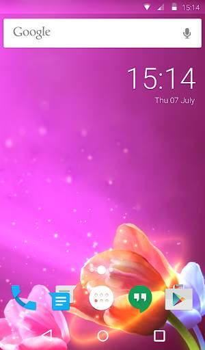 Tulips Animated Keyboard   Live Wallpaper screenshot 6