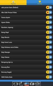 Ringtone Nada Dering Lucu Unik screenshot 3