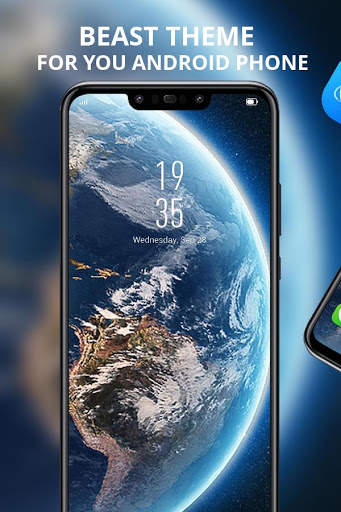 Space galaxy theme Cosmic earth screenshot 1