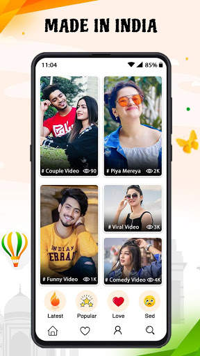 Like.ly - Like Indian Short Videos & Status स्क्रीनशॉट 2