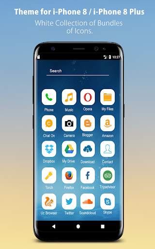 Launcher Theme for iPhone 8 Plus screenshot 3