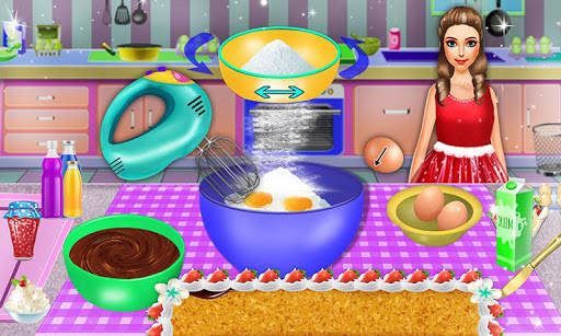 Princess Chocolate Cake Maker Gra: Doll Cake Maker screenshot 2