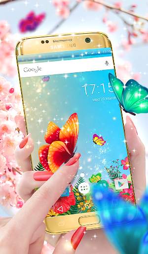 Butterflies Animated Keyboard   Live Wallpaper screenshot 3