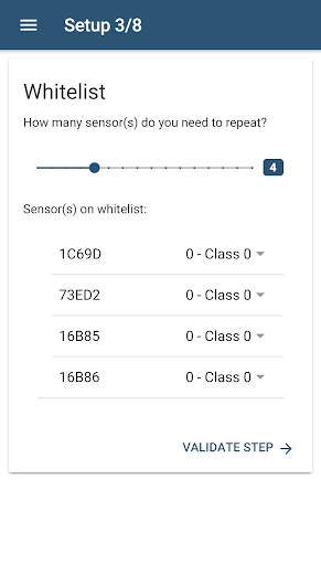 adeunis sigfox Repeater App screenshot 3