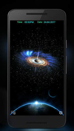 Space Live Lock Screen screenshot 1