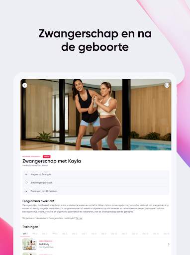 Sweat: Fitnessapp voor vrouwen screenshot 13