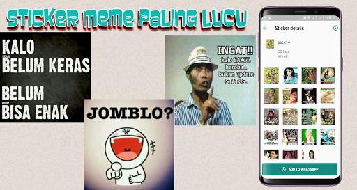 Stiker Meme Perang Gambar WA Stiker screenshot 1