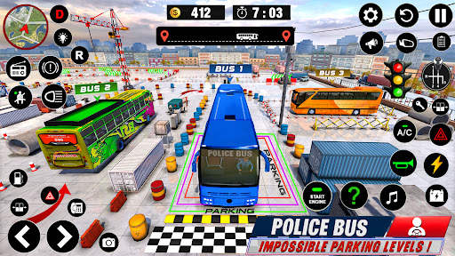 Police Bus Simulator Bus Games screenshot 3