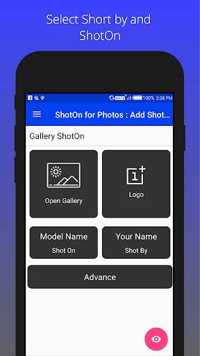 ShotOn for Photos : Add Shot on to Gallery Photos screenshot 1
