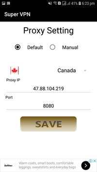 Super VPN screenshot 5