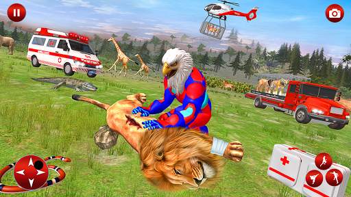 Superhero Animals Robot Rescue Mission स्क्रीनशॉट 3