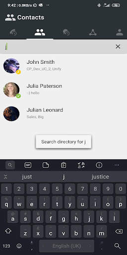 OpenScape Mobile Pro screenshot 3