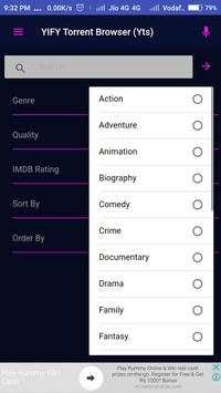 YIFY Browser (Yts) screenshot 5