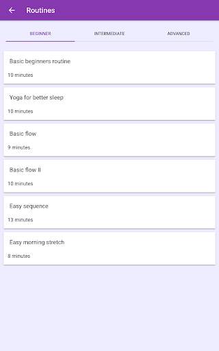Yoga workout - Free yoga videos and workouts screenshot 7