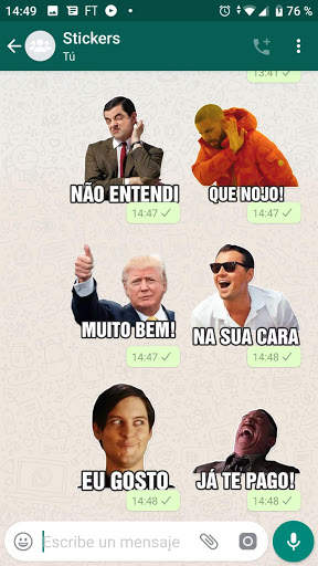 Memes com frases para WhatsApp WAStickersapps 2020 screenshot 5